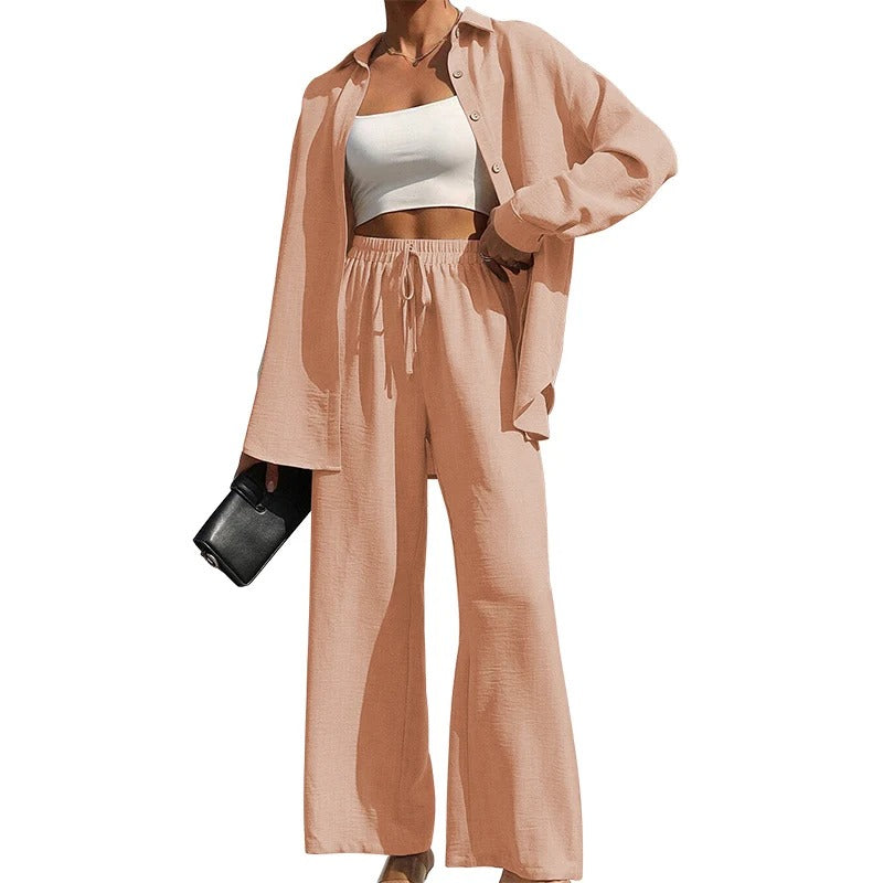 Women's Solid Button Front Shirt
